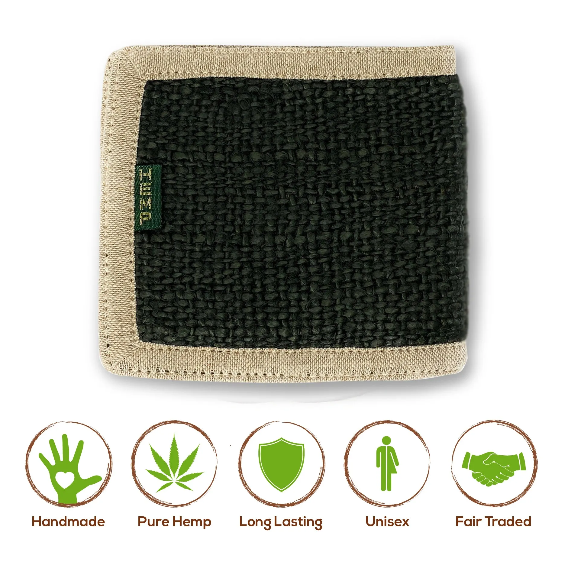 Core Hemp Wallet - Banyan Green