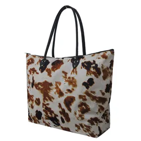 Cow Print Large NGIL Collection Tote Bag