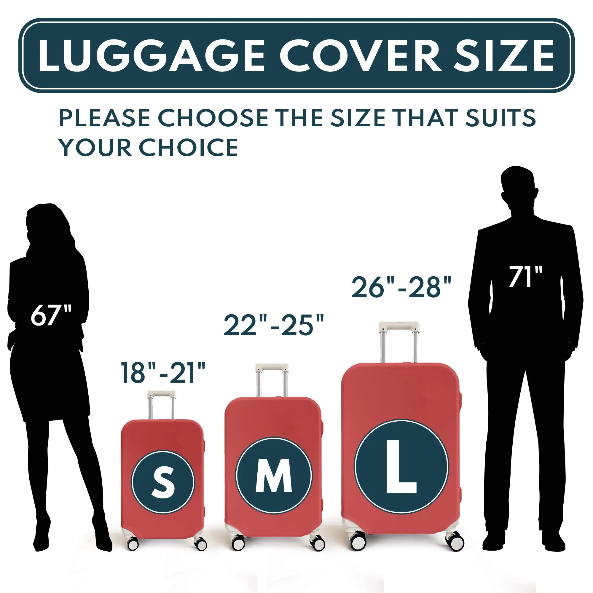 Custom Funny Photo For Friends Family Vacation Traveling - Personalized Photo Luggage Cover Suitcase Cover