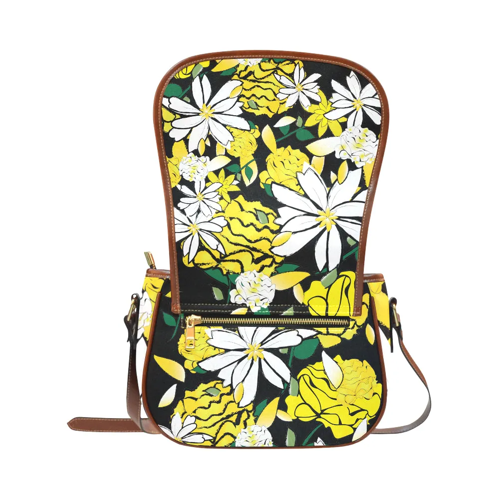 Custom Order - Carly Crossbody Bag (Yellow Fields White)