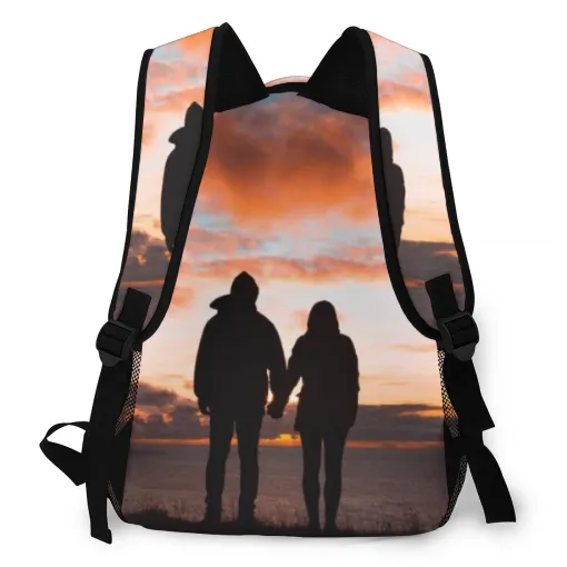 Custom Photo Backpack Personalized All Print Photo BackPack, Back To School Gifts For Kids