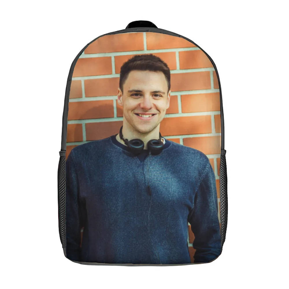 Custom Photo Bag, Picture Backpack, Customized Backpack, Back to School Gifts, Homecoming Day