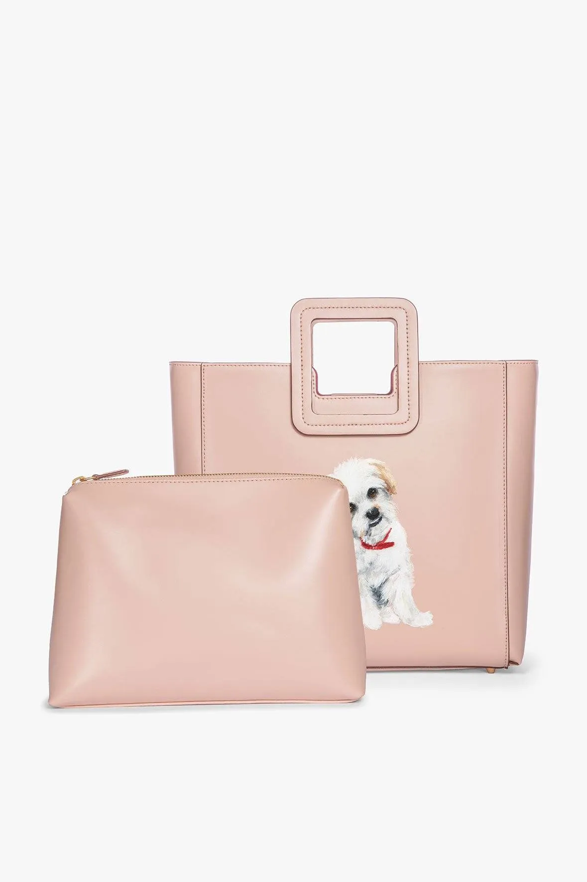 CUSTOM SHIRLEY LEATHER BAG | BLUSH