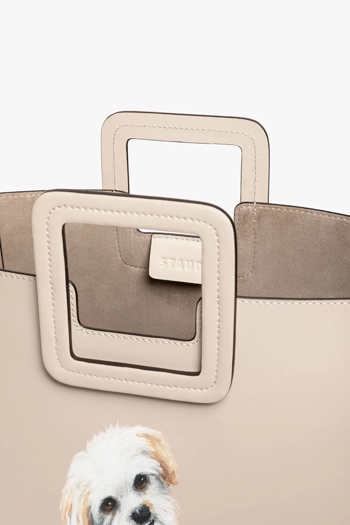 CUSTOM SHIRLEY LEATHER BAG | CREAM