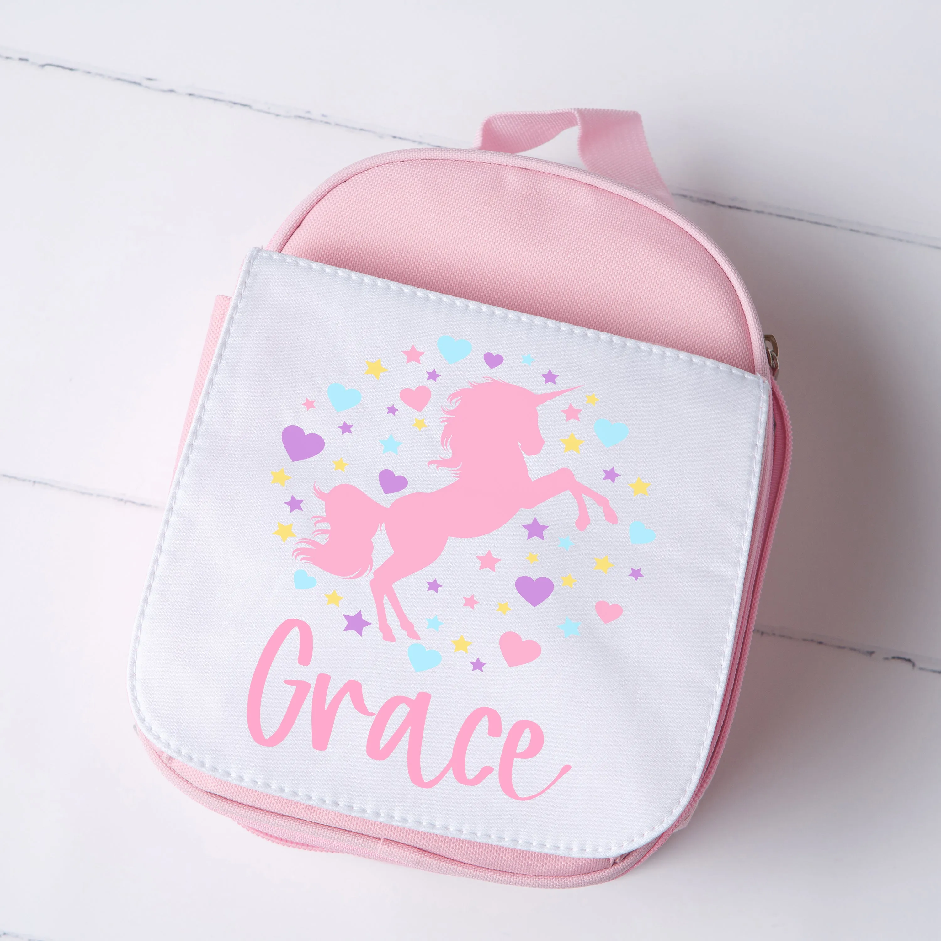 Custom Unicorn Lunch Bag for Girls