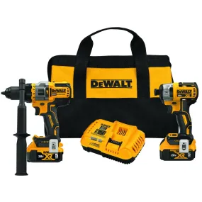 DeWalt 20V MAX* Hammer Drill and Impact Driver with FLEXVOLT ADVANTAGE Combo Kit