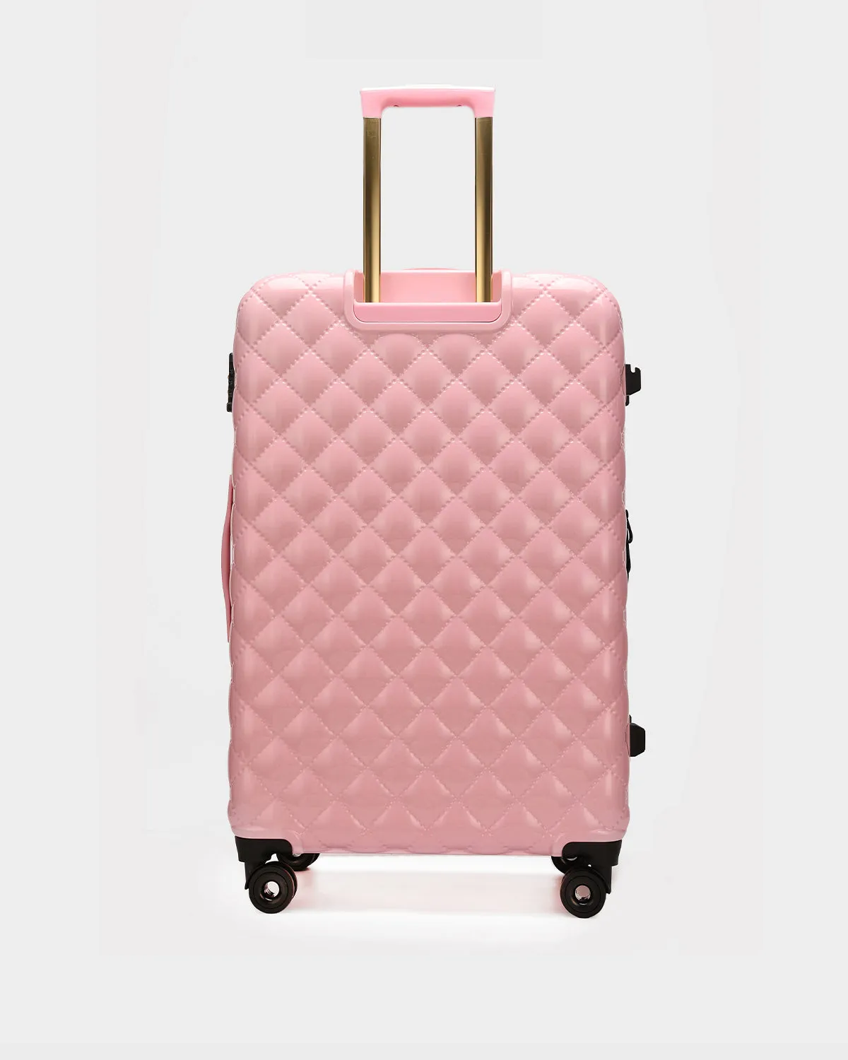 Diamond 3 Piece Luggage Set in Pink