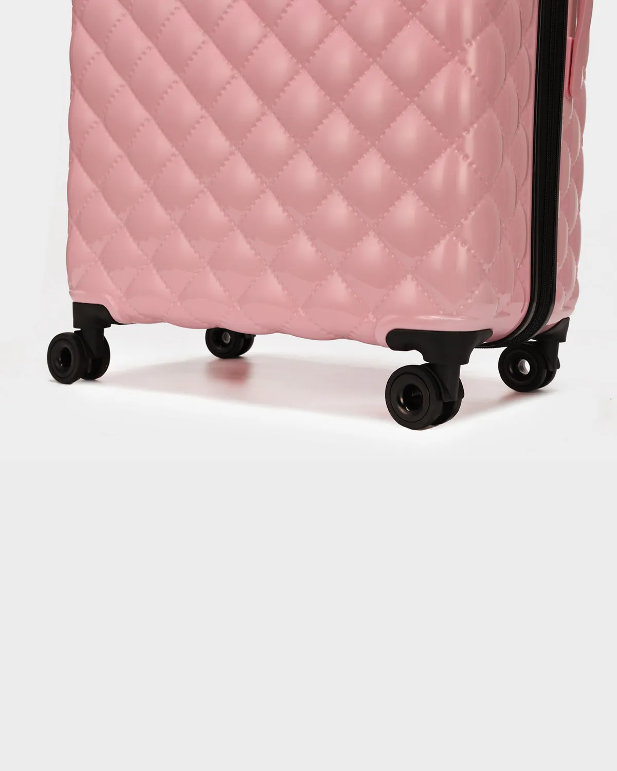 Diamond 3 Piece Luggage Set in Pink