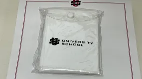 Disposable Solid White Poncho