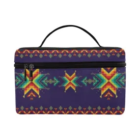 Dreams of Ancestors Indigo Cosmetic Bag/Large