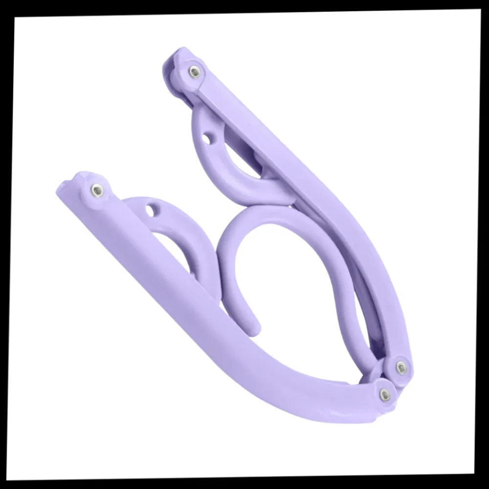 Dual-Size Foldable Clothes Hangers