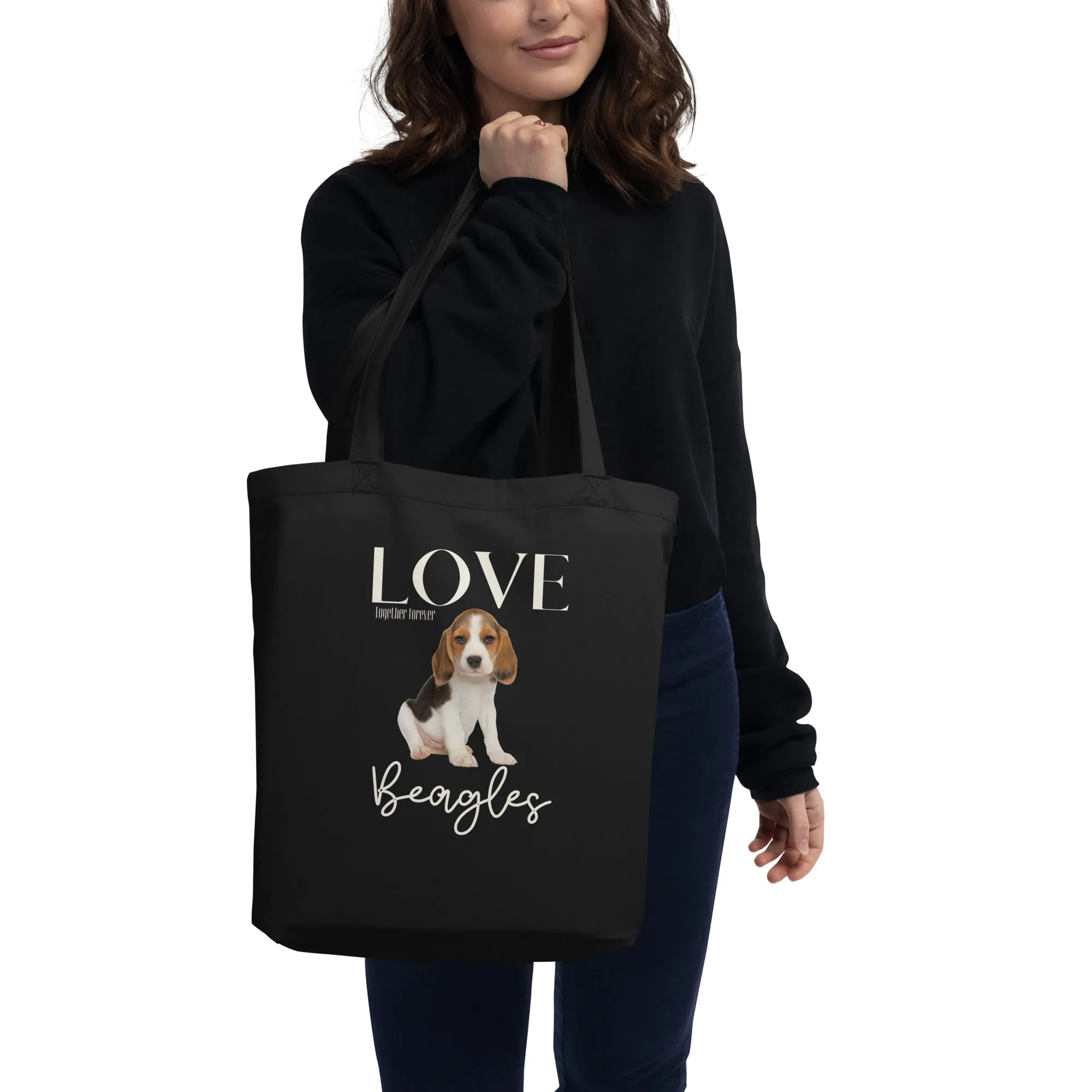 Eco Tote Bag, Beagle lovers