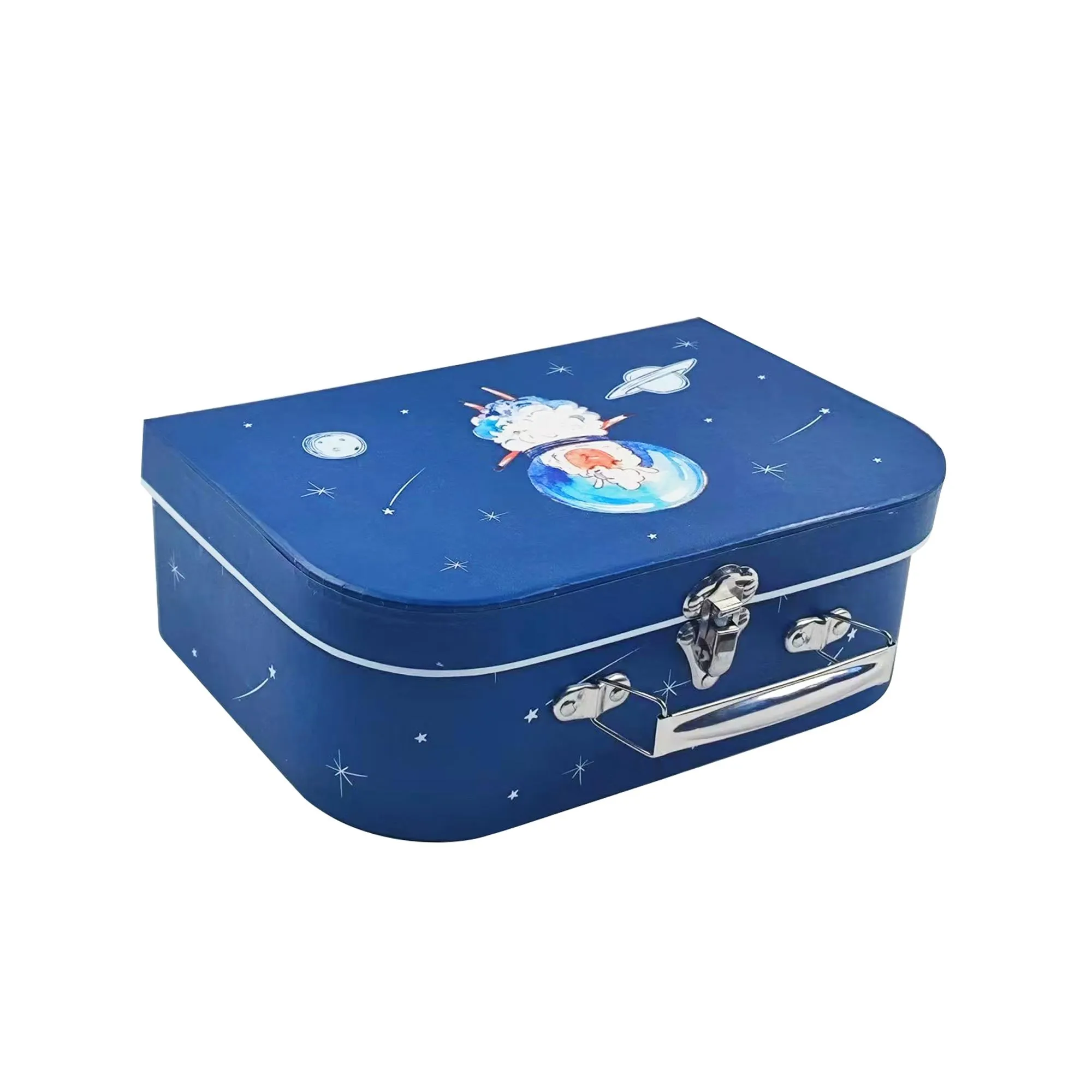 Elegant Solar System Suitcase Style Gift Boxes - Set of 3