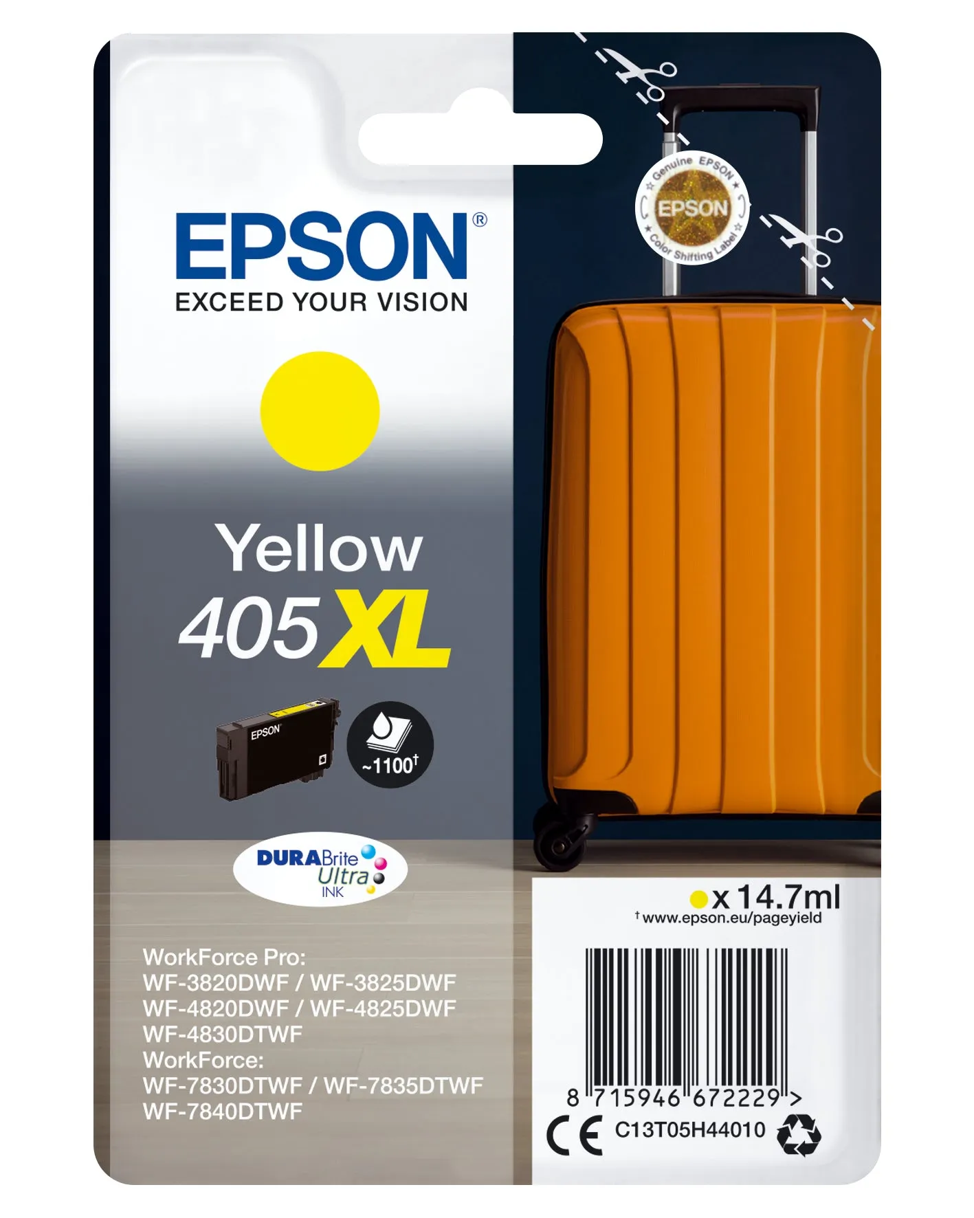 Epson 405Xl - Xl - Yellow - Original - Ink Cartridge