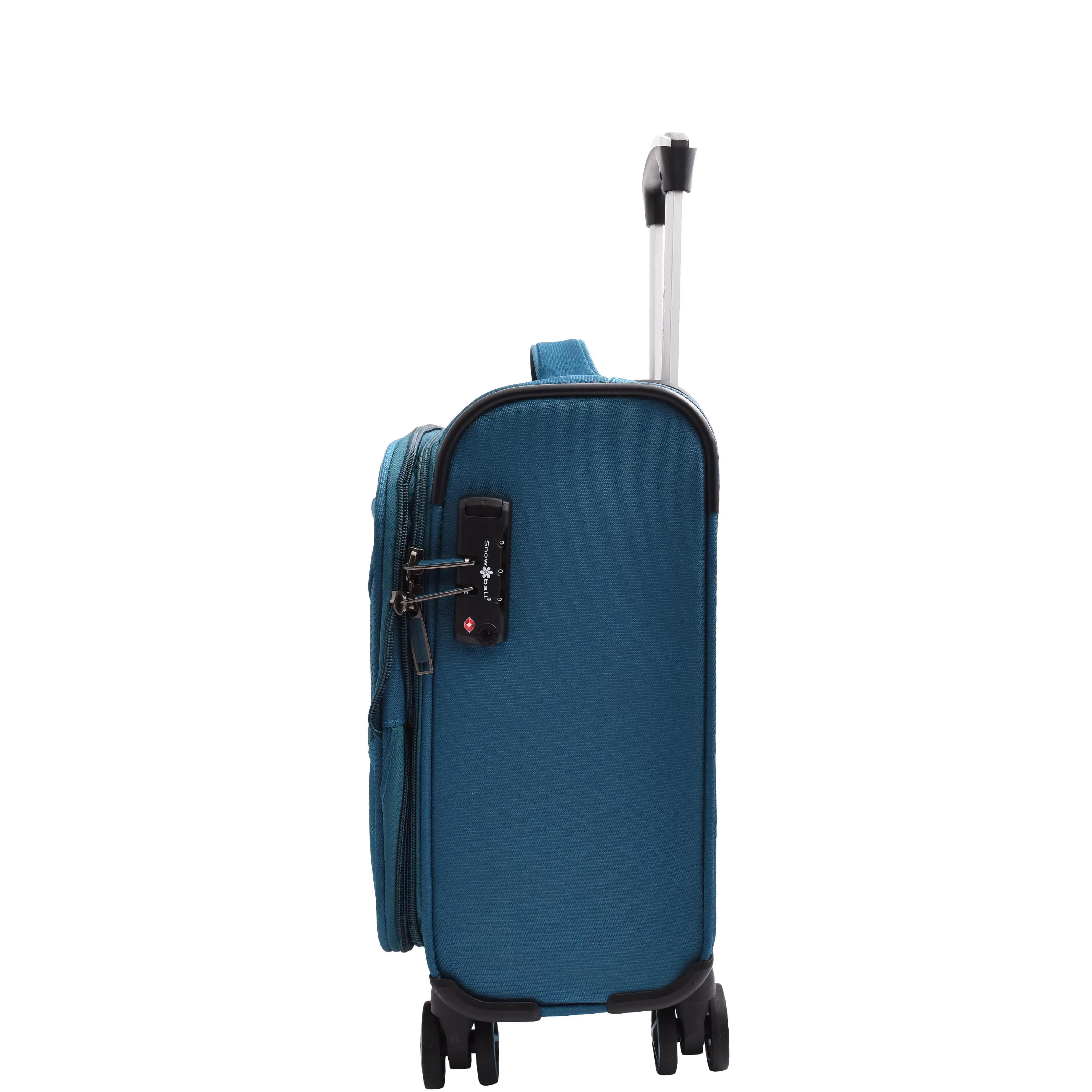 Expandable 8 Wheel Soft Luggage Japan Teal