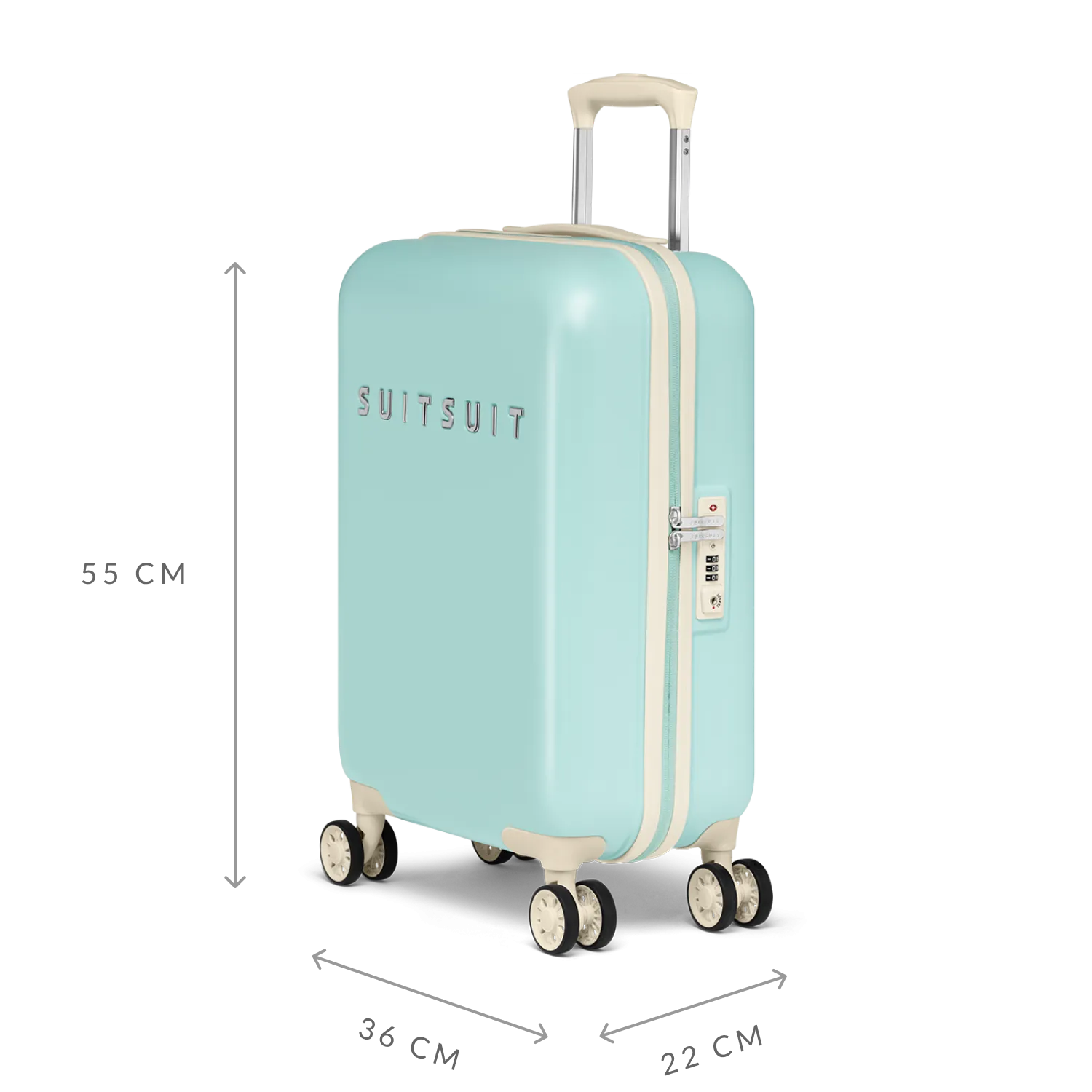 Fabulous Fifties - Luminous Mint - Safe Travels Set (20 INCH)