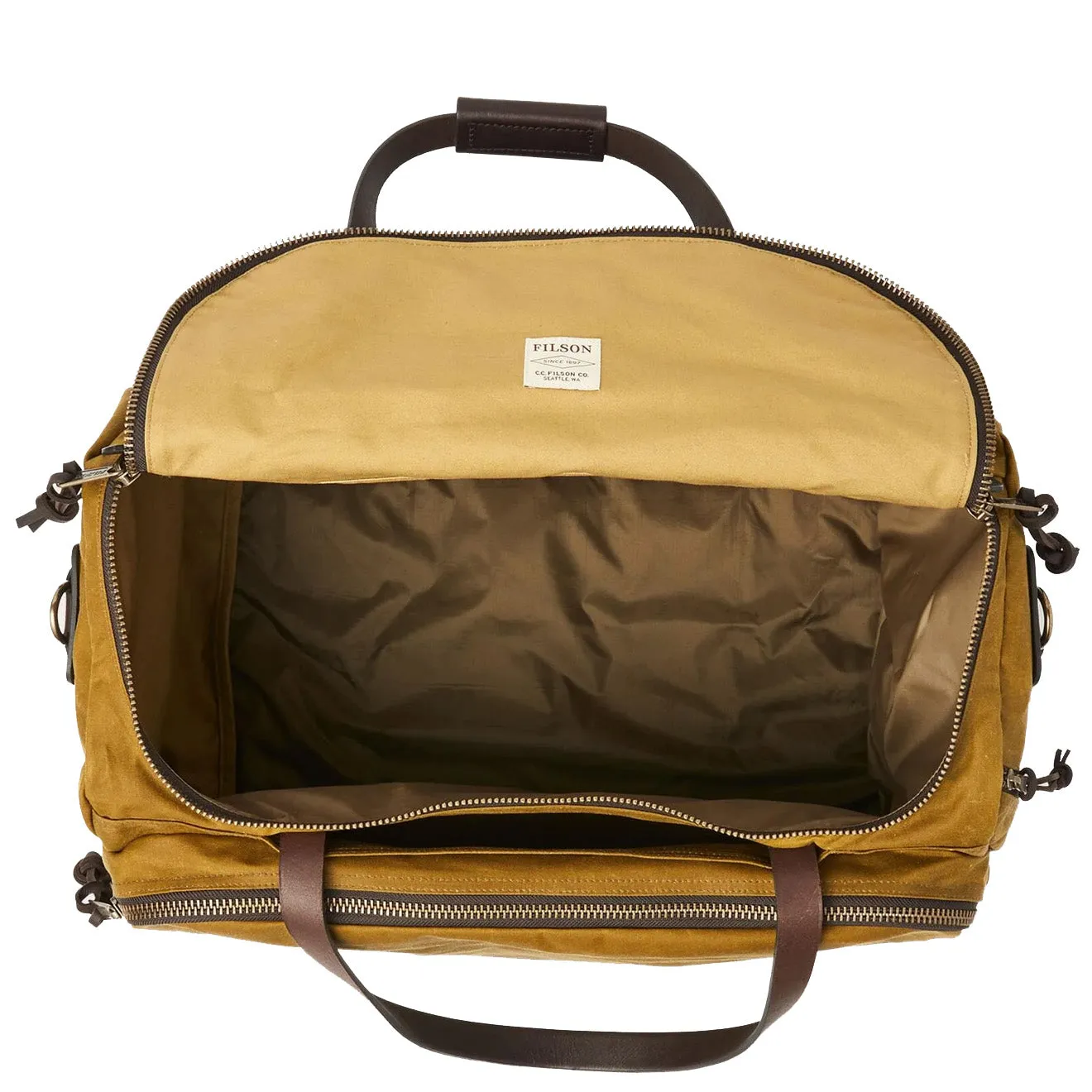 Filson Oil Finish Excursion Bag Dark Tan