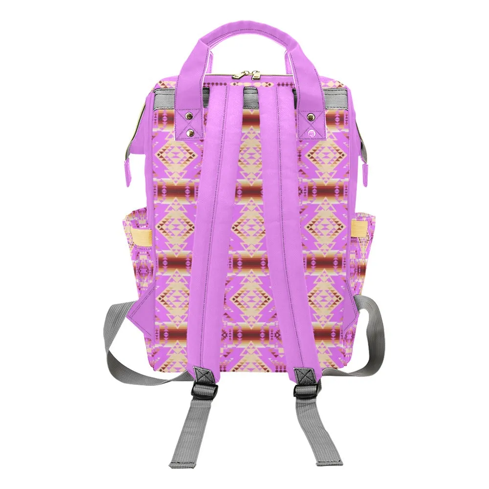 Gathering Earth Lilac Multi-Function Diaper Backpack/Diaper Bag