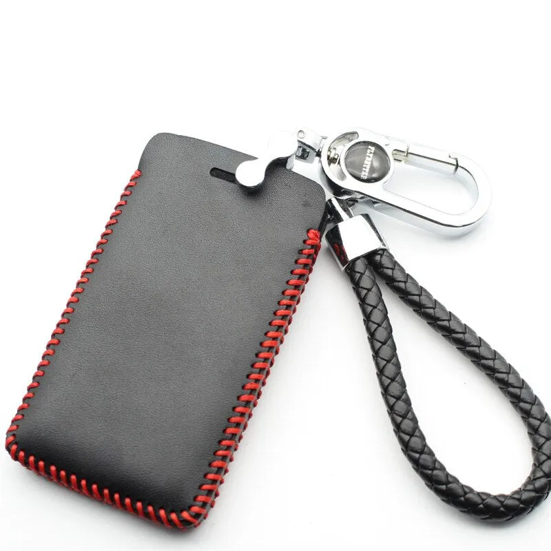 Genuine Leather 4Button Smart Key Case Cover For Renault Kadjar Car Styling (B) L2000