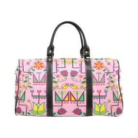 Geometric Floral Summer-Sunset Waterproof Travel Bag