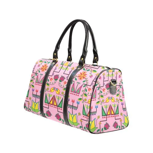 Geometric Floral Summer-Sunset Waterproof Travel Bag