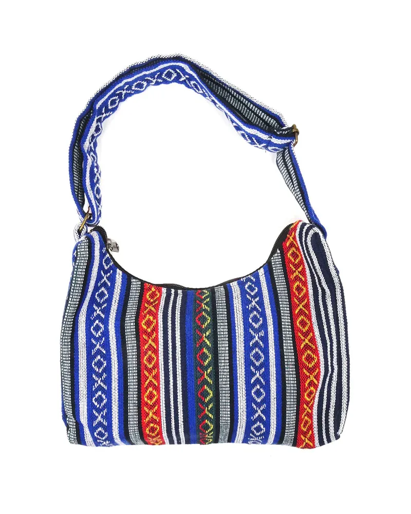 Gheri Cotton Shoulder Purse, Nepal