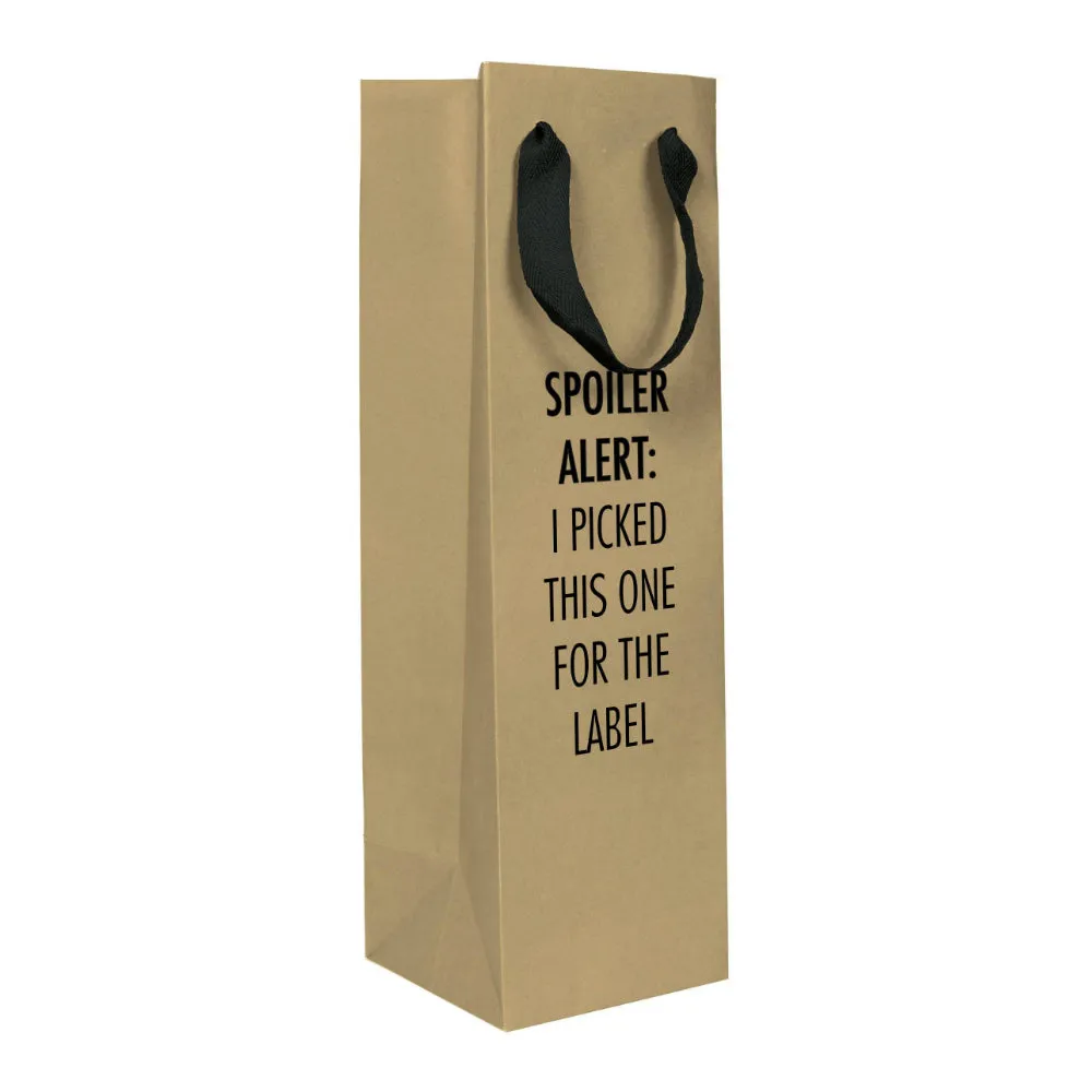 Gift Bag Bottle - Spoiler Alert