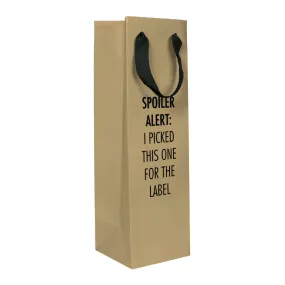 Gift Bag Bottle - Spoiler Alert