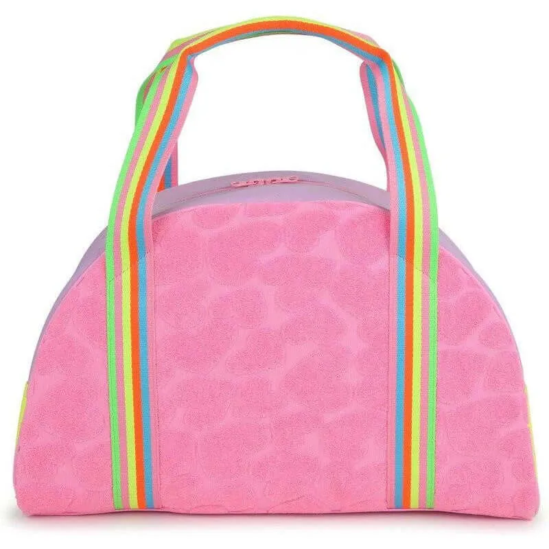 Girls Pink Shell Weekend Bag