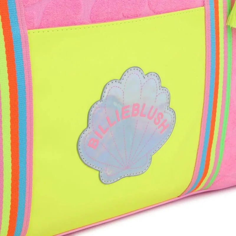 Girls Pink Shell Weekend Bag