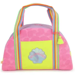 Girls Pink Shell Weekend Bag