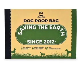 Goofy Tails Dog Poop Bags (100 Bags) | Biodegradable and Compostable | Leak Proof Eco - Friendly Pet Waste Disposable Bags (33cm x 23cm)