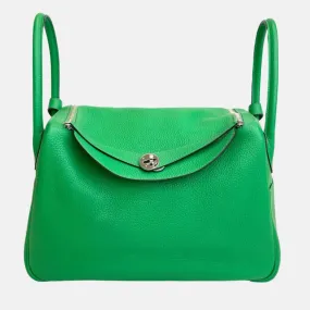 Green Togo Leather Lindy 34 Shoulder Bag