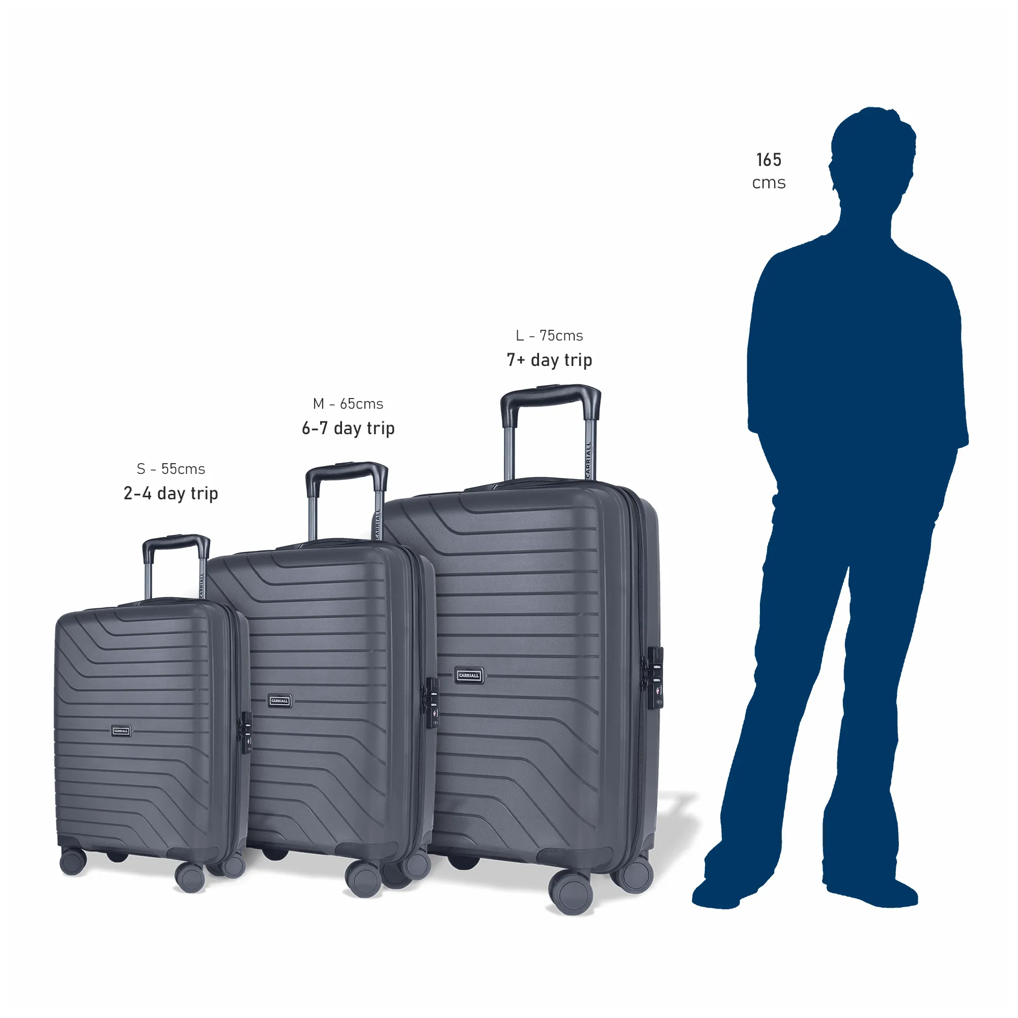 Groove Luggage set of 3