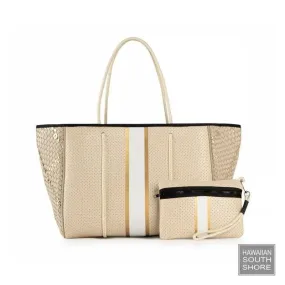 HA Bag Grayson DUNE WOVEN Neoprene Tote