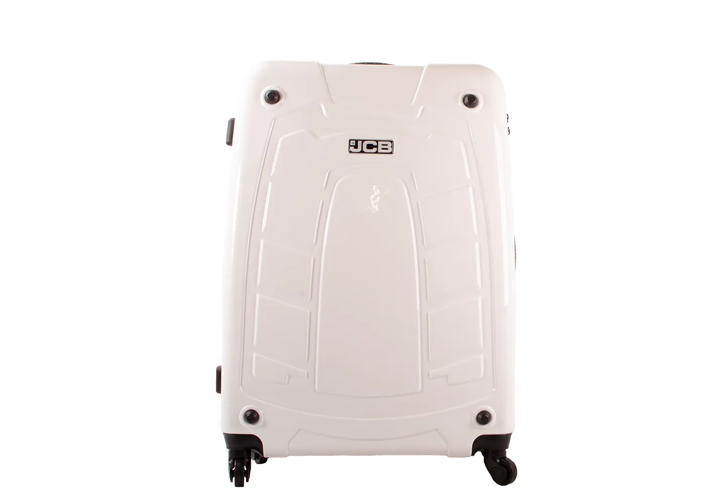 Hard Shell Suitcase with 4 Spinner Wheels Travel Luggage - White