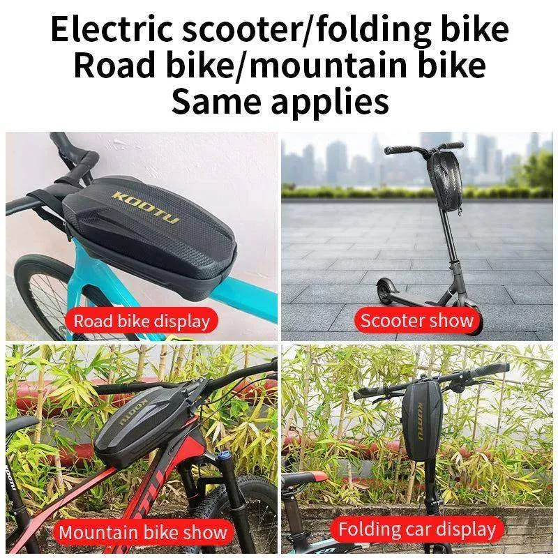 Hard Shell Waterproof Electric Scooter Front Bag Handlebar Bag