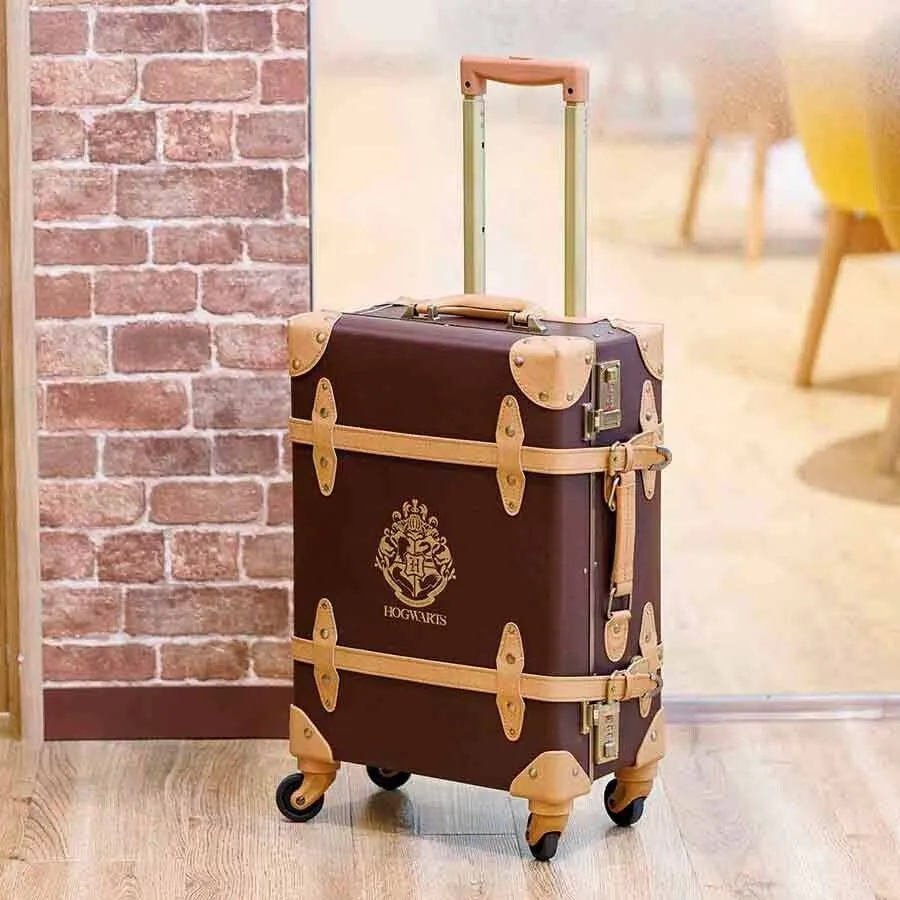 Harry Potter Hogwarts Travel Trunk Trolly Bag Suitcase Luggage Leather Japan LTD