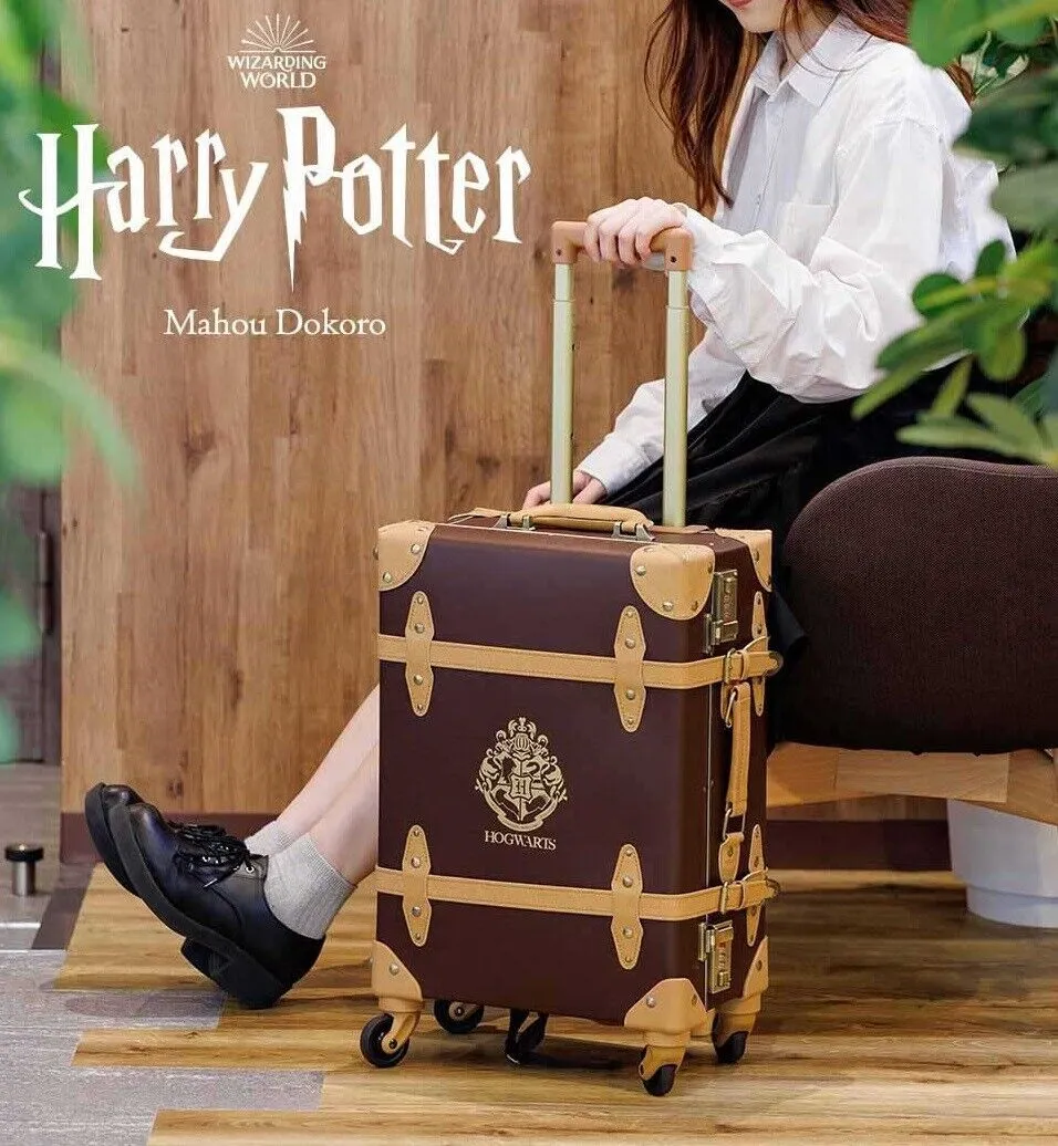 Harry Potter Hogwarts Travel Trunk Trolly Bag Suitcase Luggage Leather Japan LTD