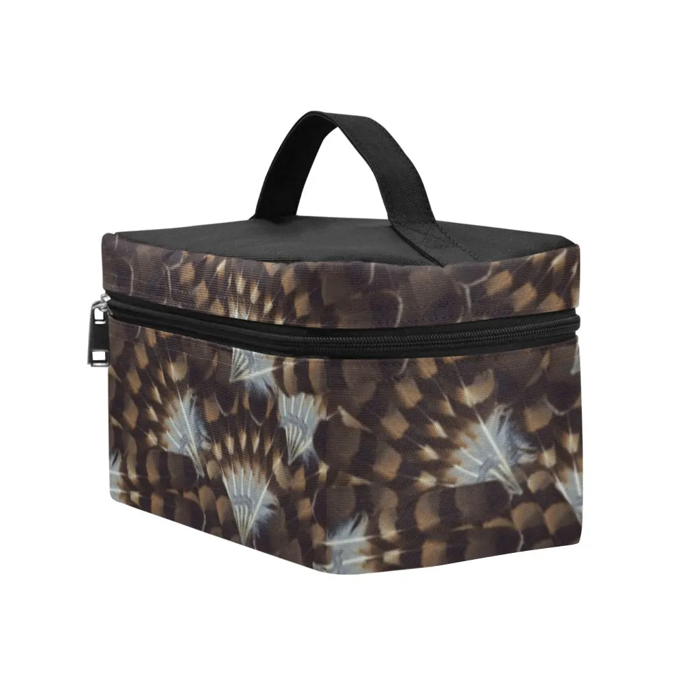 Hawk Feathers Cosmetic Bag/Large