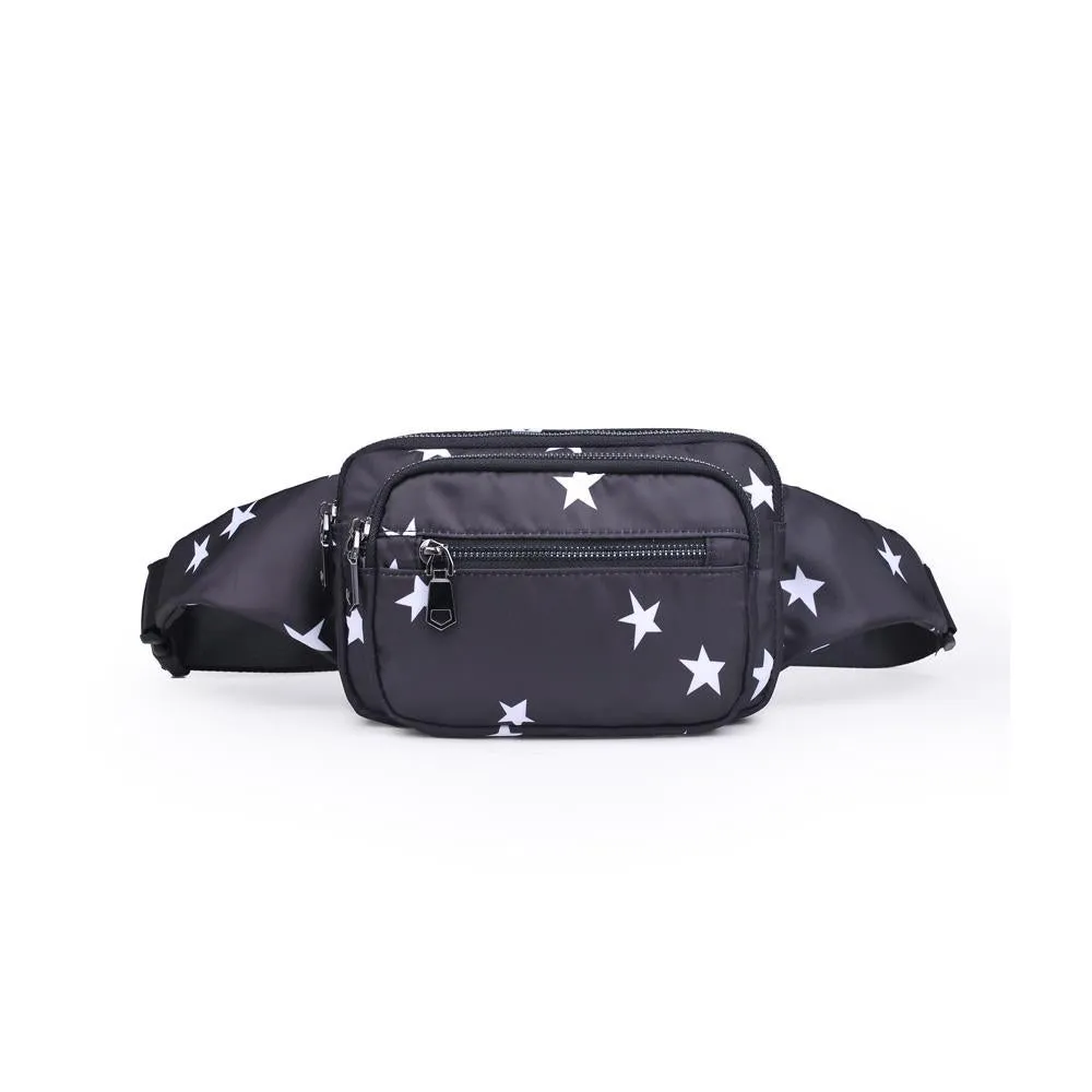 Hip Hugger Belt Bag - Black Star