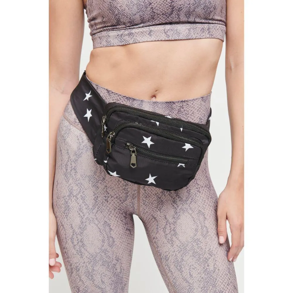 Hip Hugger Belt Bag - Black Star