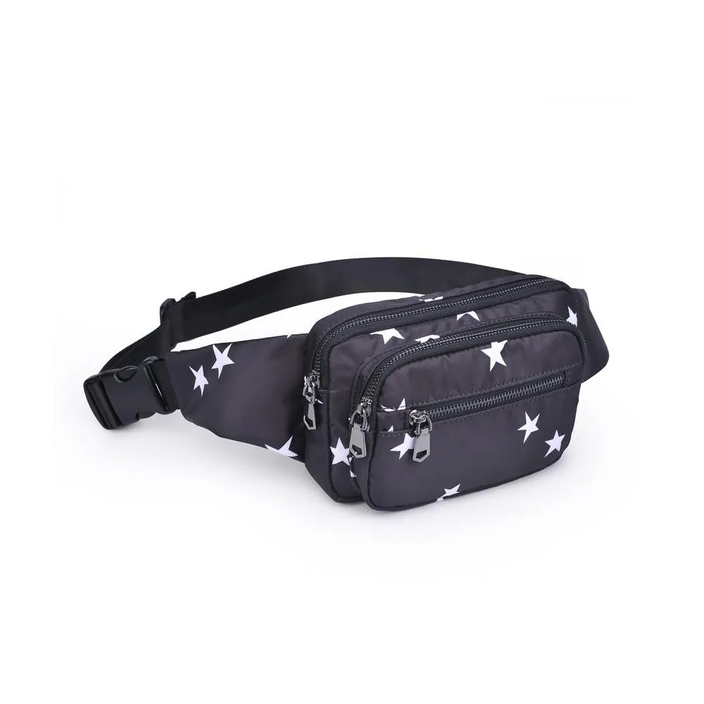 Hip Hugger Belt Bag - Black Star