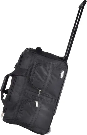 HiPack Rolling Duffel Bag 30 inch Black (PRD Black)