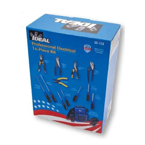 IDEAL Industries 30-730 14-Piece Professional Electrical Tool Kit