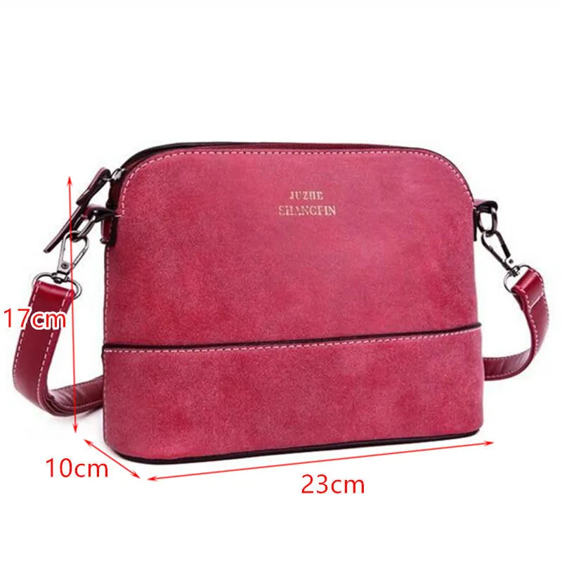 INLEELA Hot Sale Vintage  Women Bag Nubuck Shoulder Bags Small Crossbody Bags Fashion Women Messenger Bags