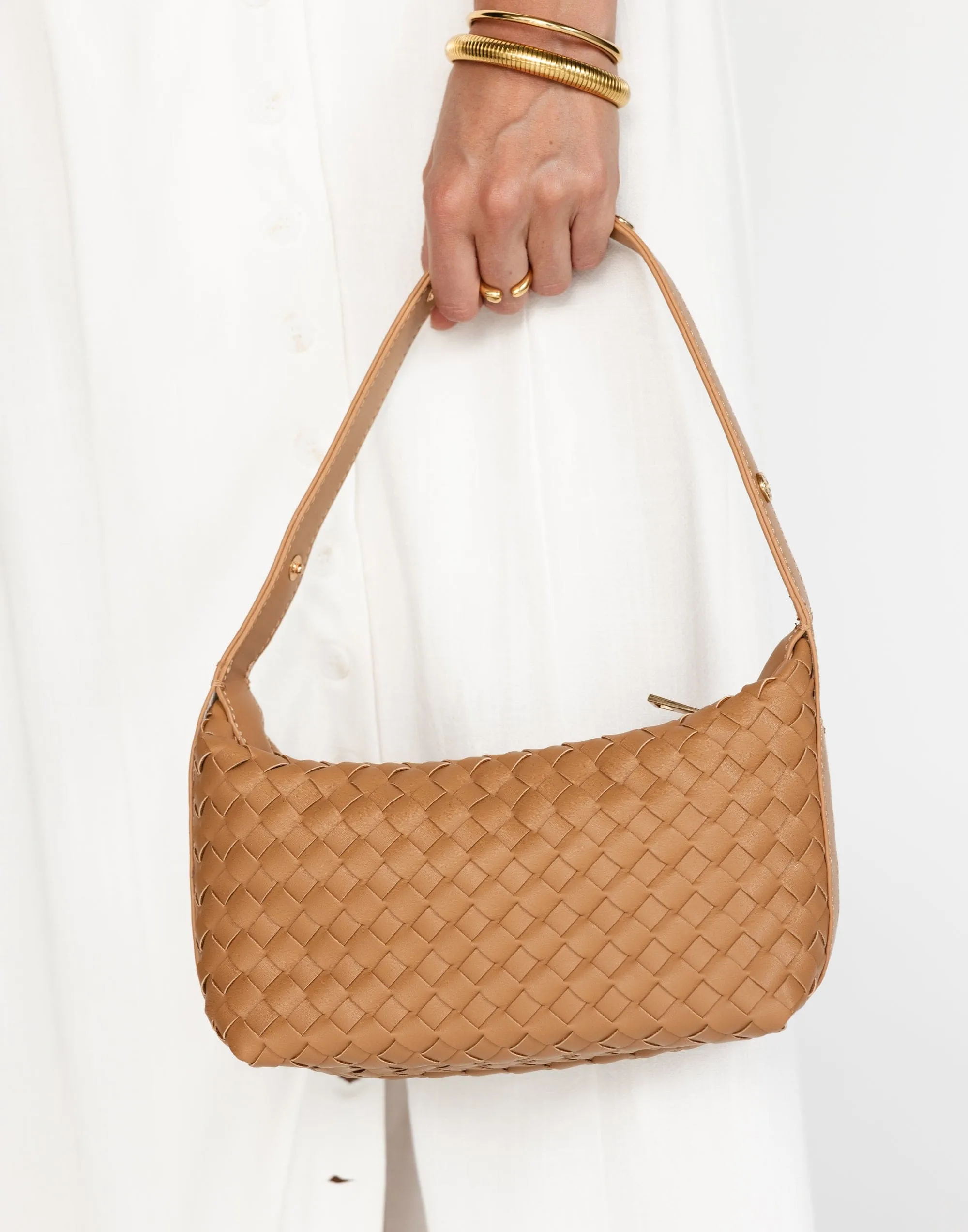 Isabelle Handle Bag (Tan) - By Billini