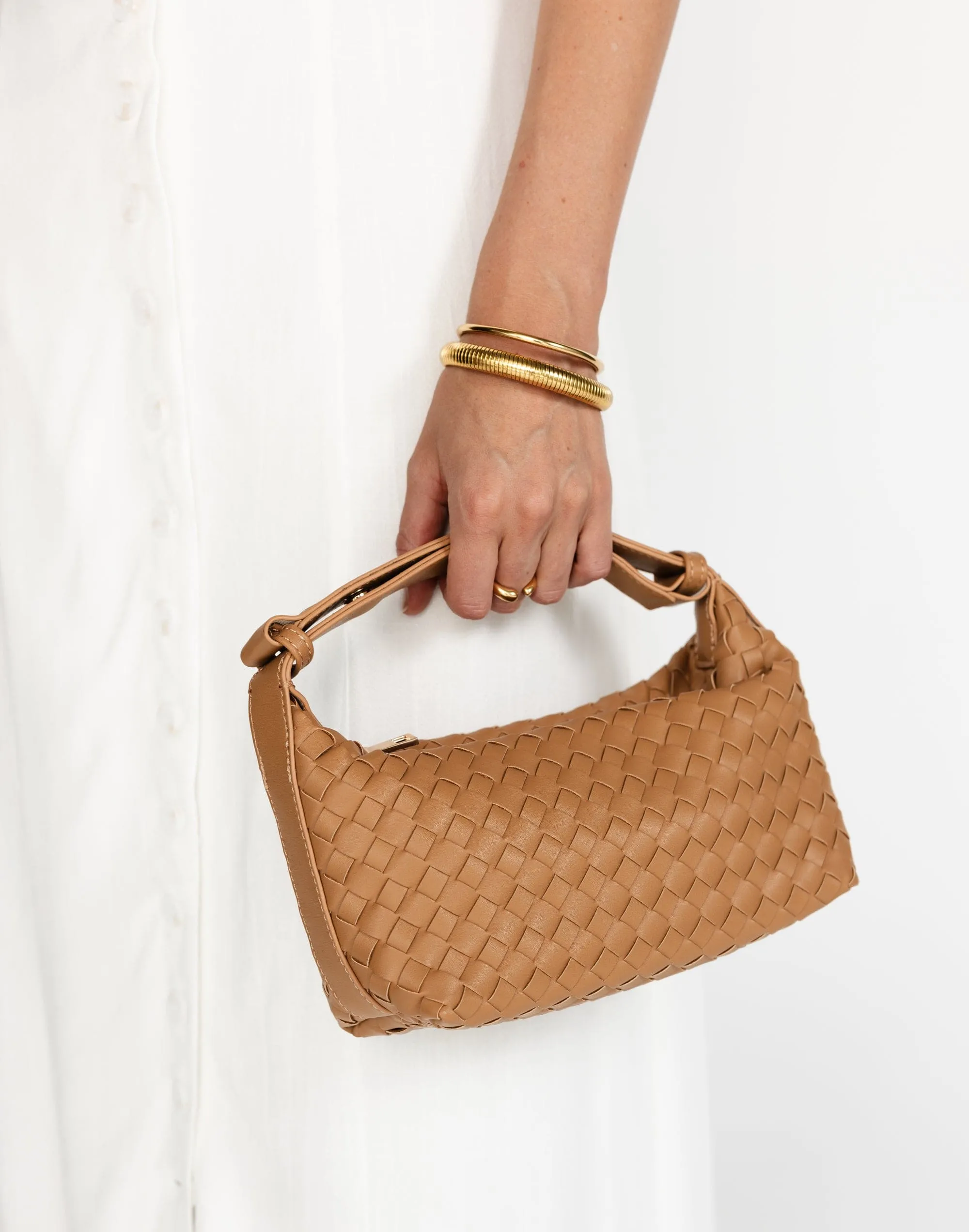 Isabelle Handle Bag (Tan) - By Billini