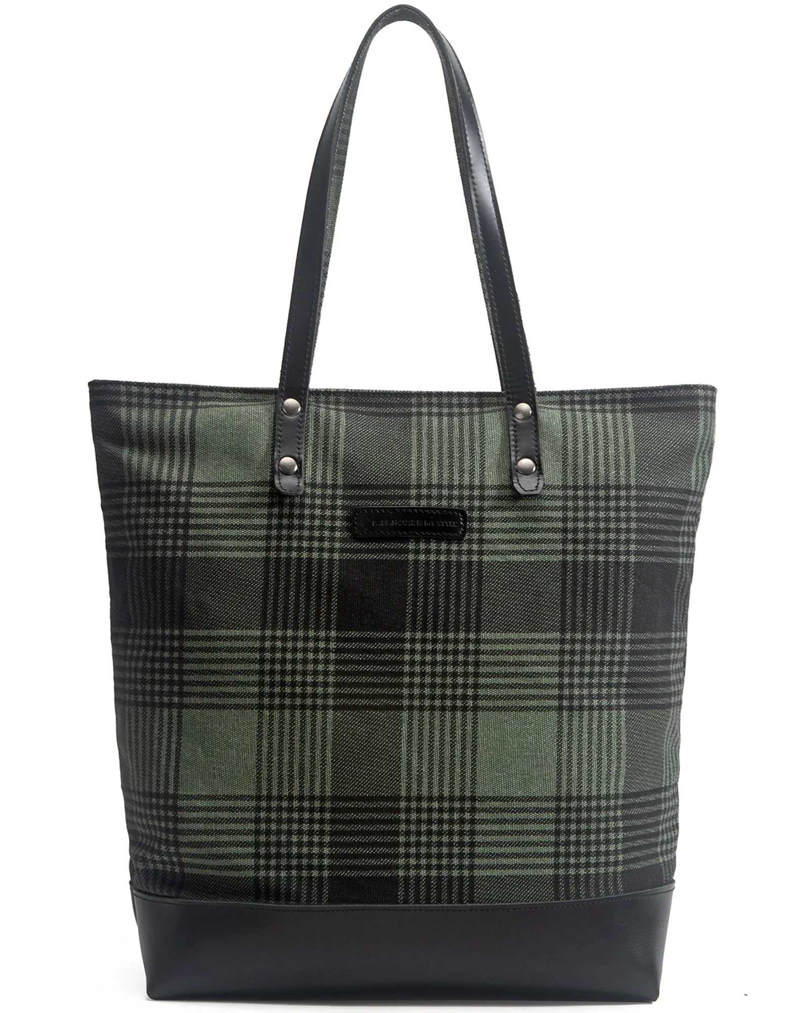 Ivy Check Farmhouse Tote Bag