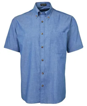 JB'S Short Sleeve Indigo Chambray Shirt 4ICS